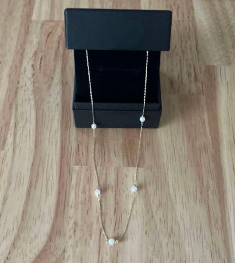 les bon bon ルボンボン K10 スイング パール ネックレス