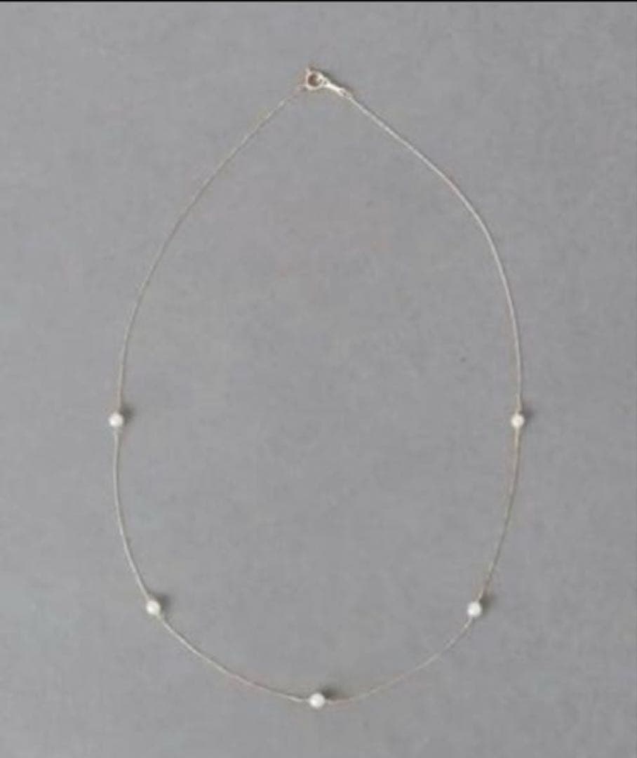 les bon bon ルボンボン K10 スイング パール ネックレス