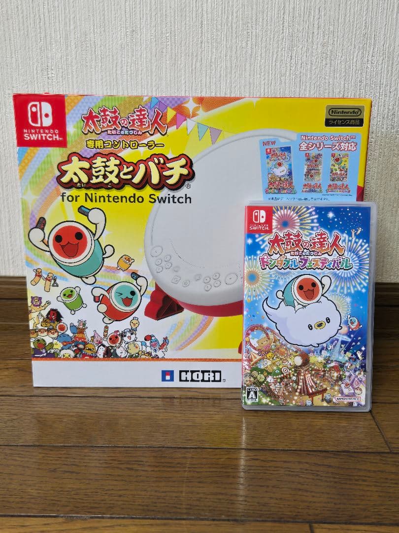 Nintendo Switch 太鼓の達人　太鼓とバチとソフトのセット