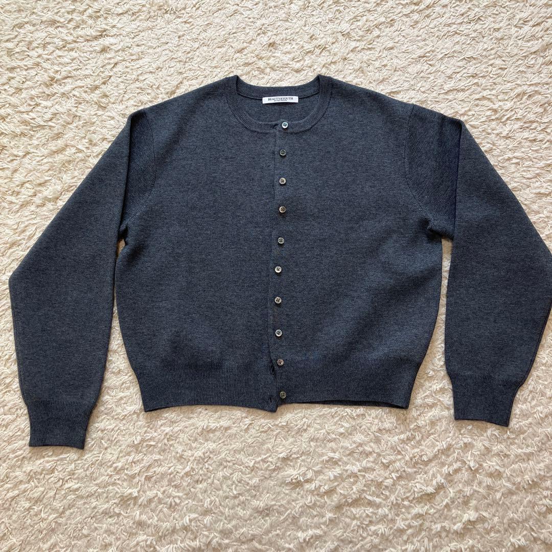 ミラノリブカーディガン　ウォッシャブル