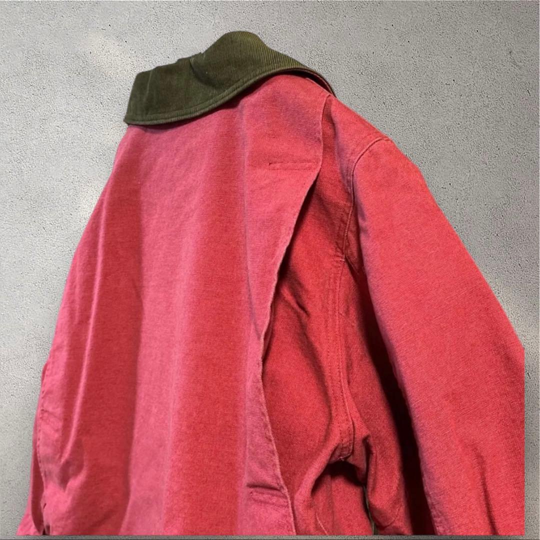 90s USA製　LLBean ハンティングジャケット　M フェード　レット