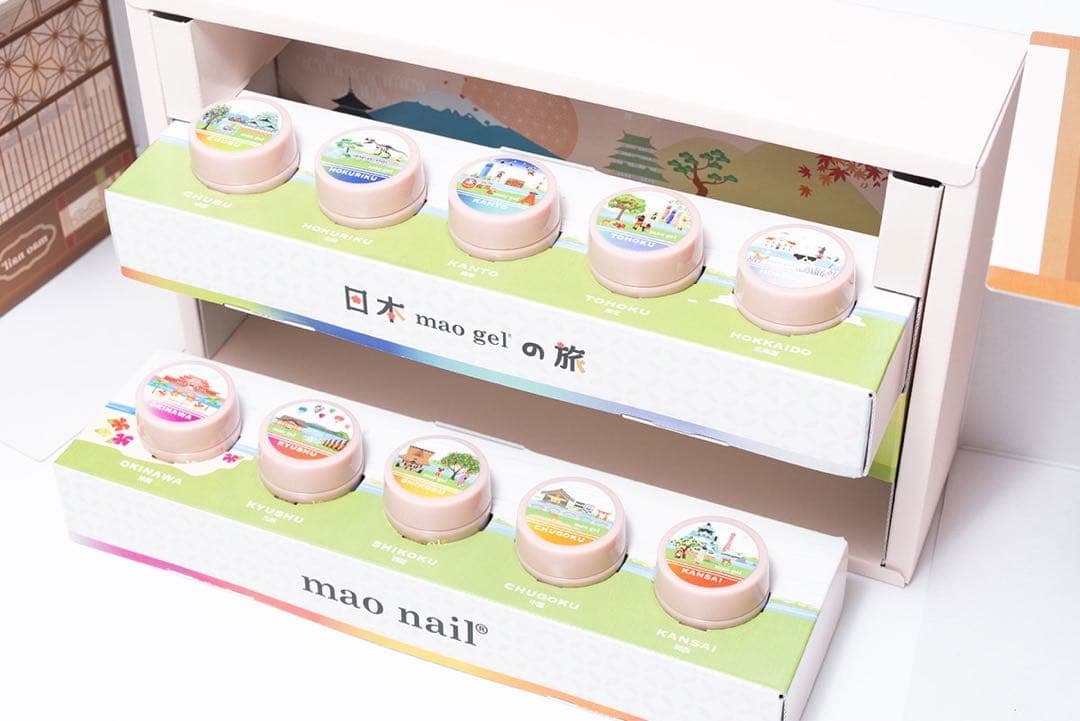mao gelと旅 シリーズ 全10色コンプリートセット　マオジェル　マオ旅