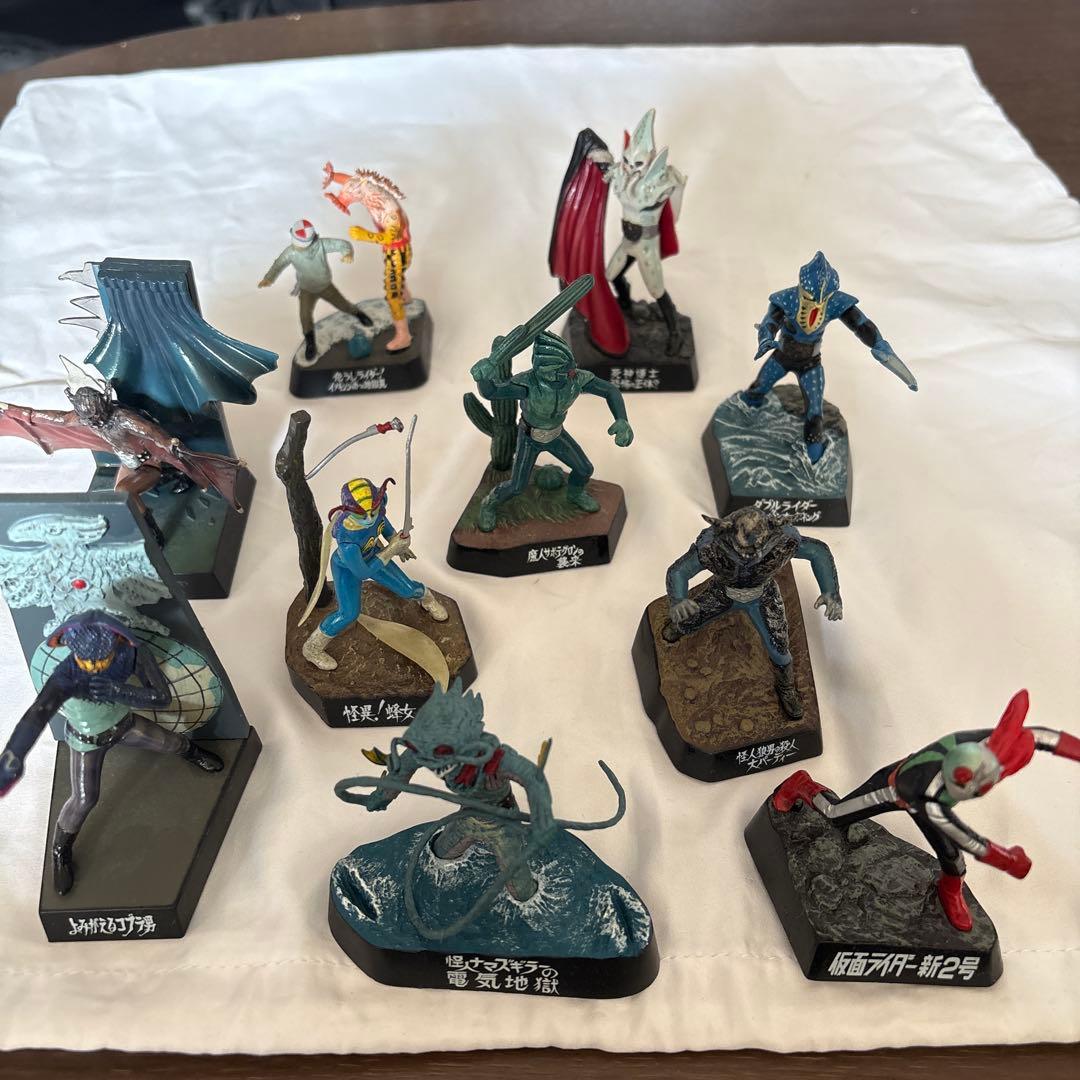 仮面ライダー　怪人名鑑　フィギュア 10体セット　特撮