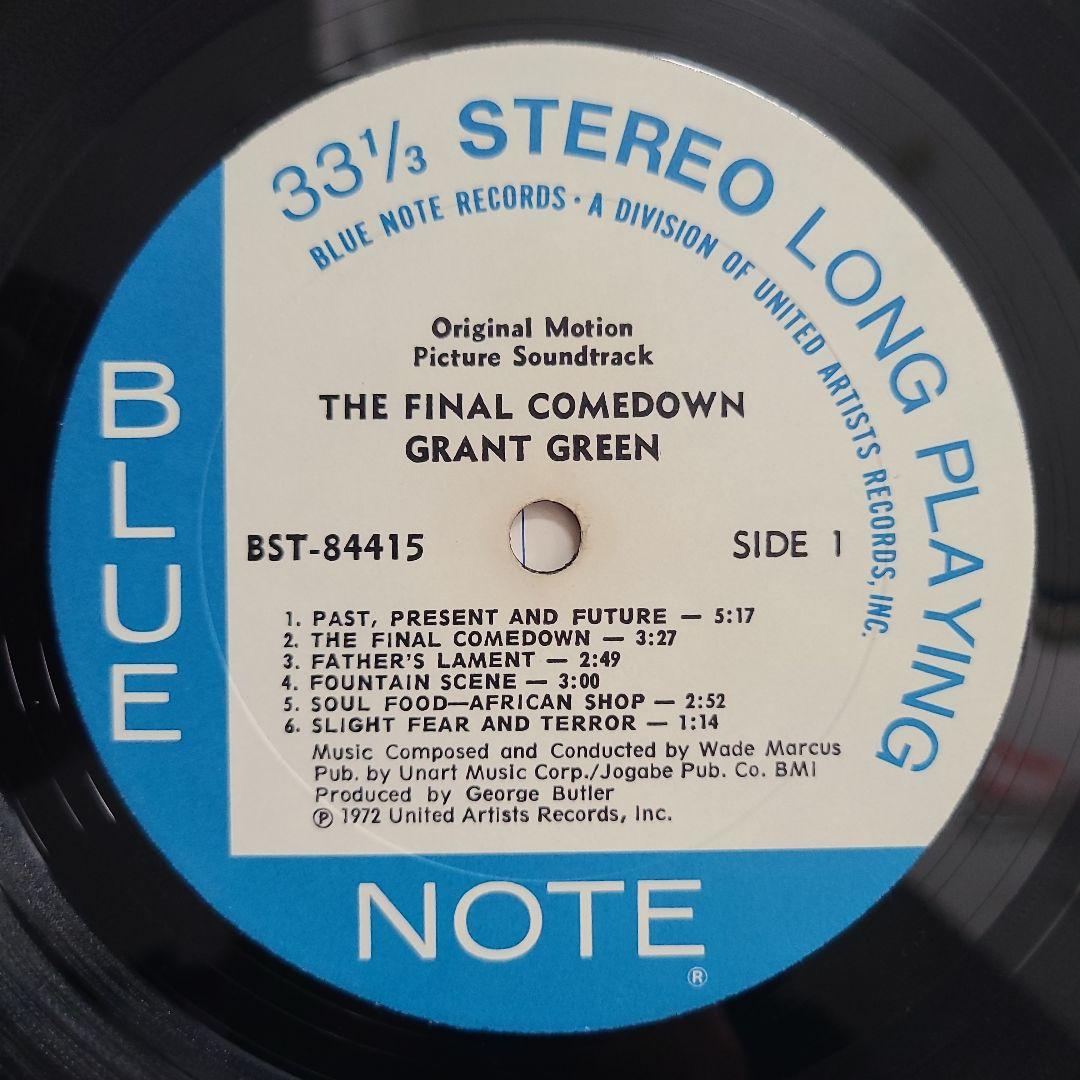 ★ＵＳオリジナル盤★『ザ・ファイナル・カム・ダウン』グラント・グリーン