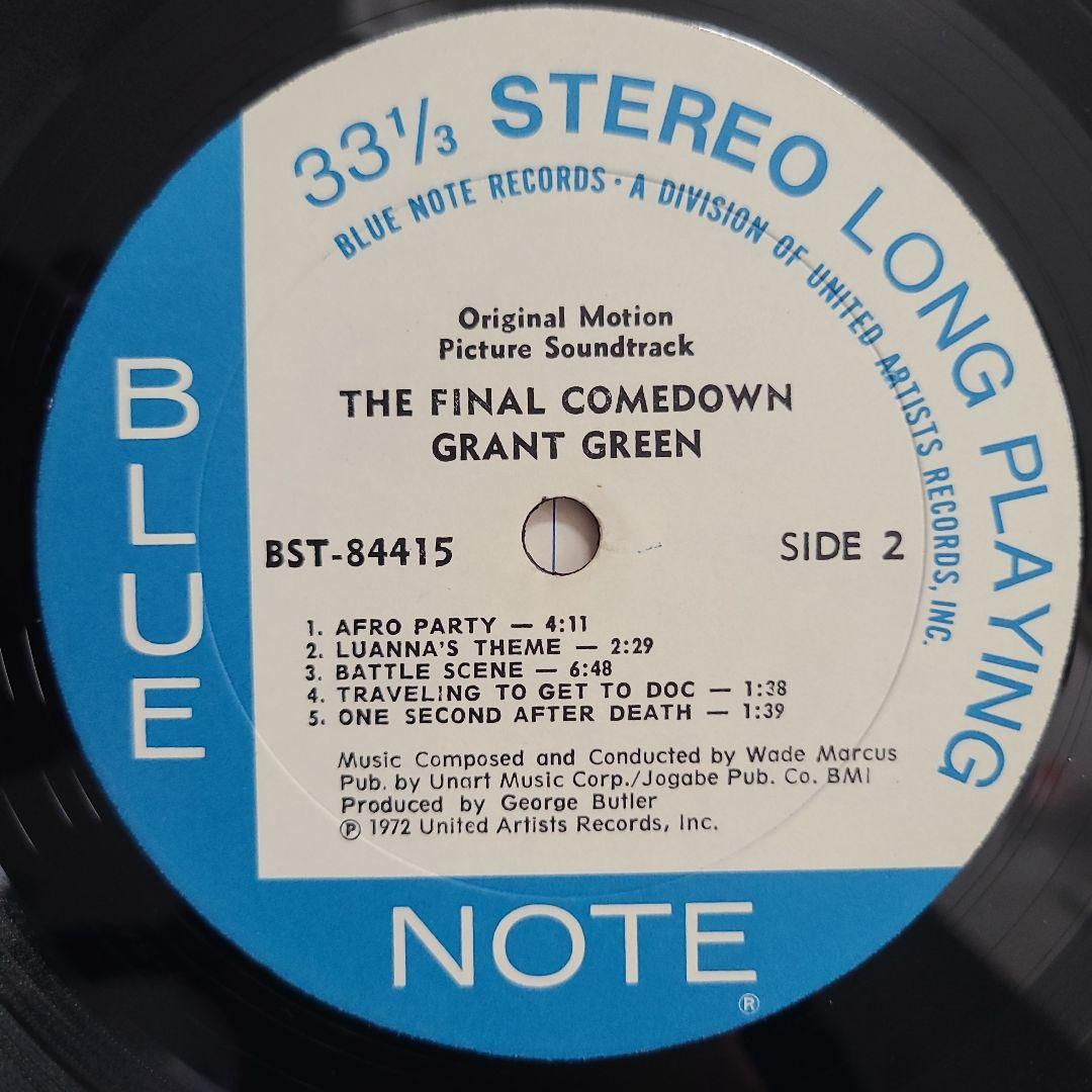 ★ＵＳオリジナル盤★『ザ・ファイナル・カム・ダウン』グラント・グリーン