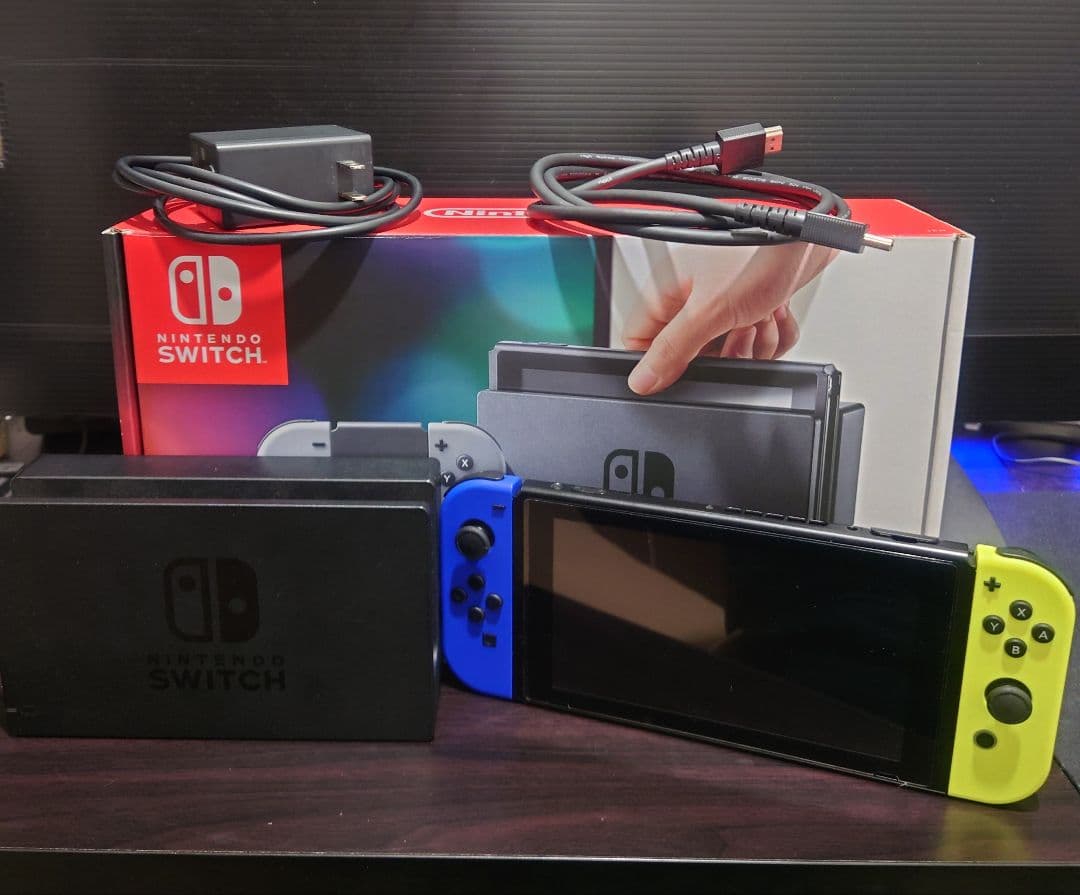 Nintendo Switch 本体 青/黄 Joy-Con付き