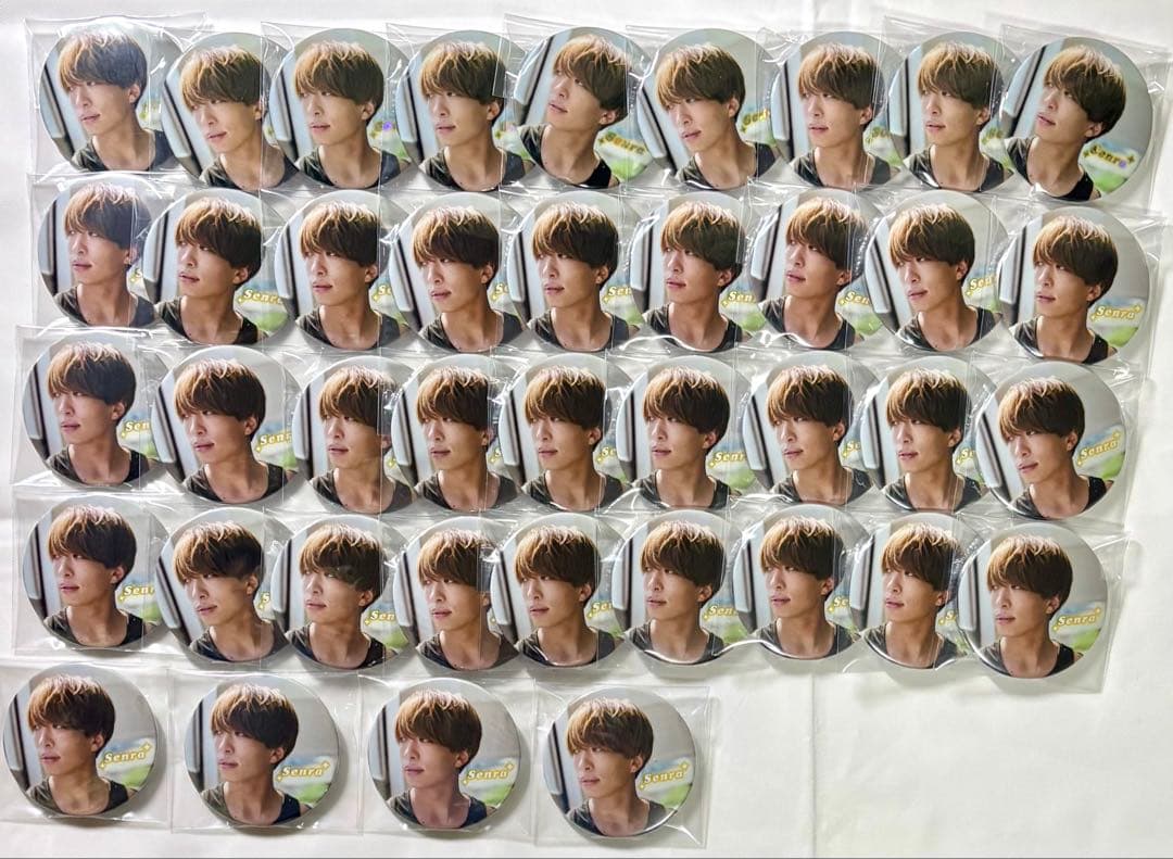 センラ ワンマン Brun 2025 センワン 実写 横向き 黄色 缶バッジ