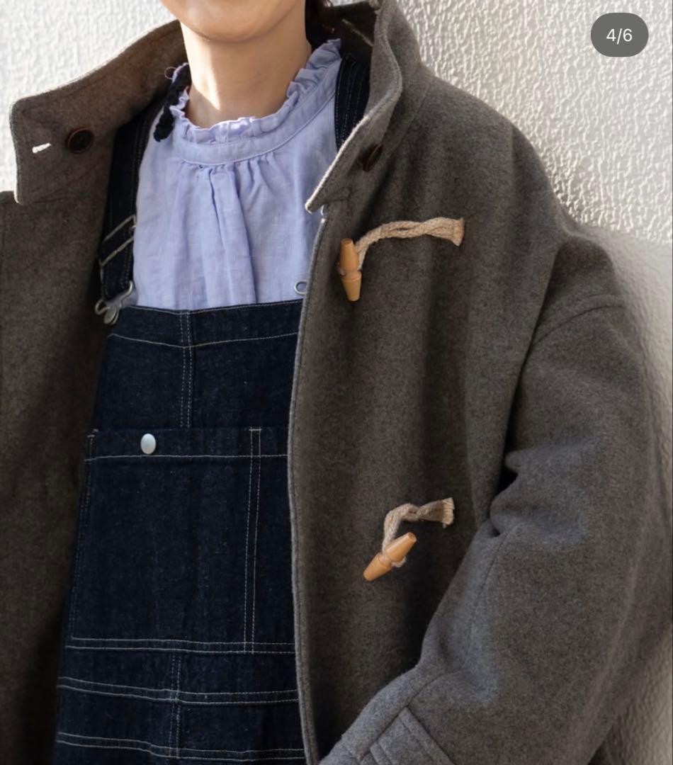 nestrobe リネンスタンドフリルブラウス