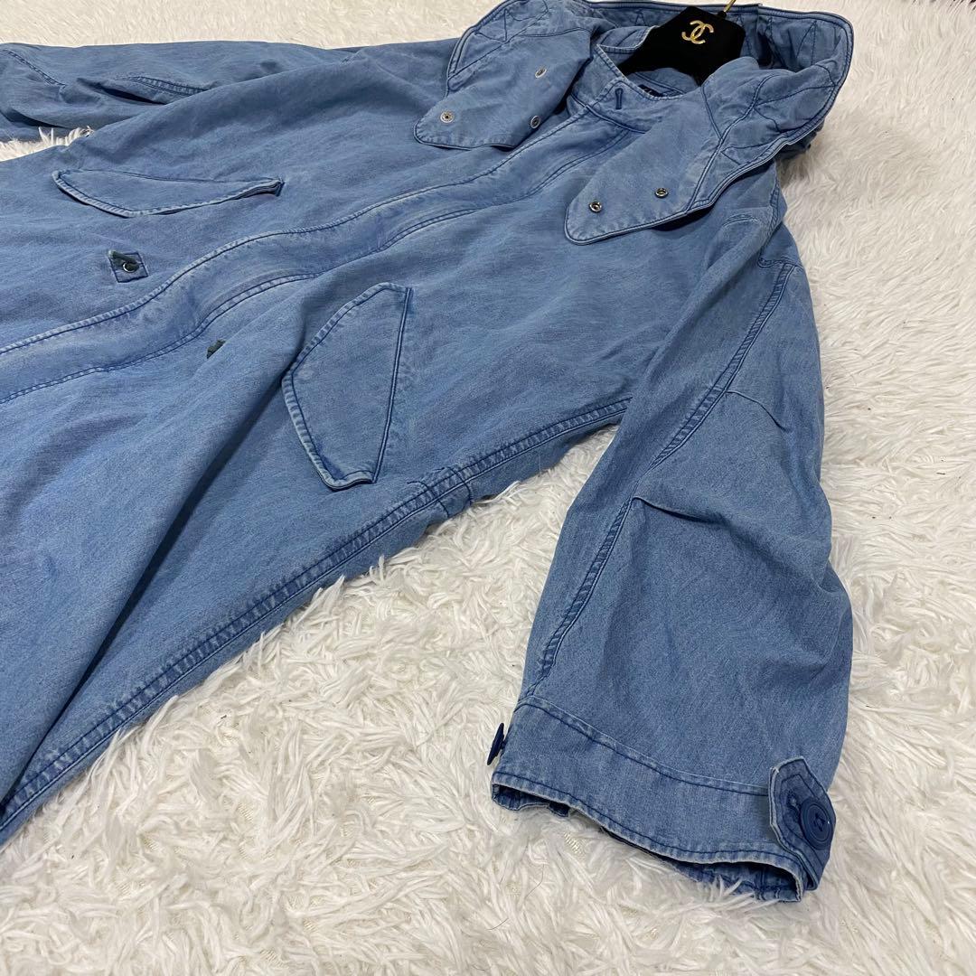 フレッドペリー　デニム　モッズコート　フード付き　ワンピース　羽織り