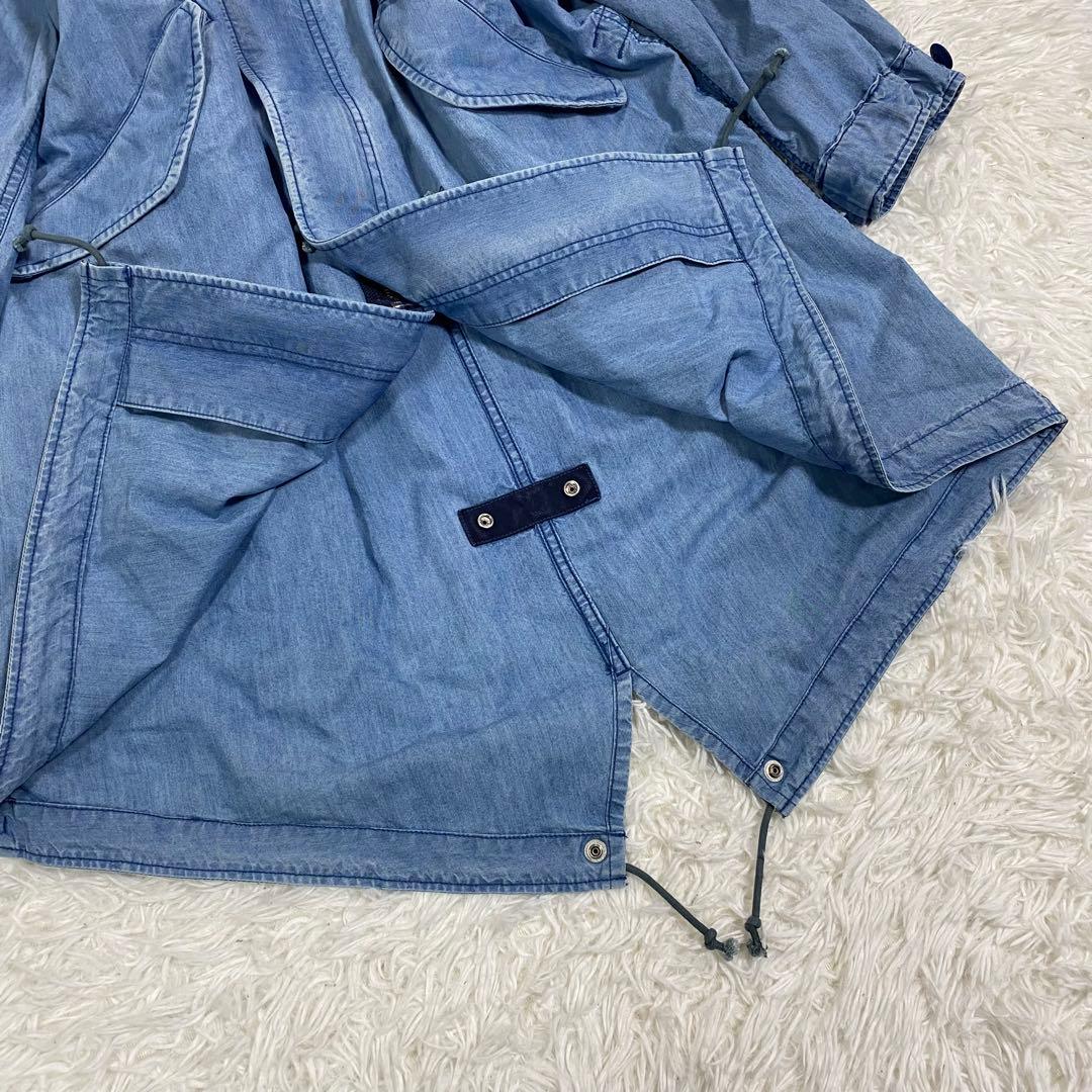 フレッドペリー　デニム　モッズコート　フード付き　ワンピース　羽織り