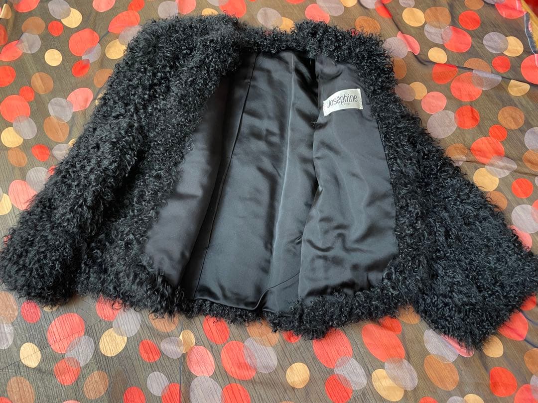 ラム毛皮コート