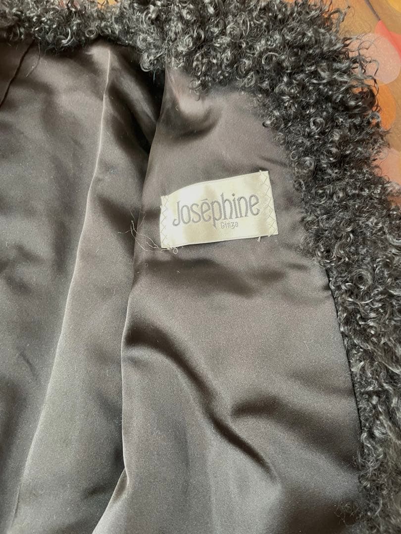 ラム毛皮コート