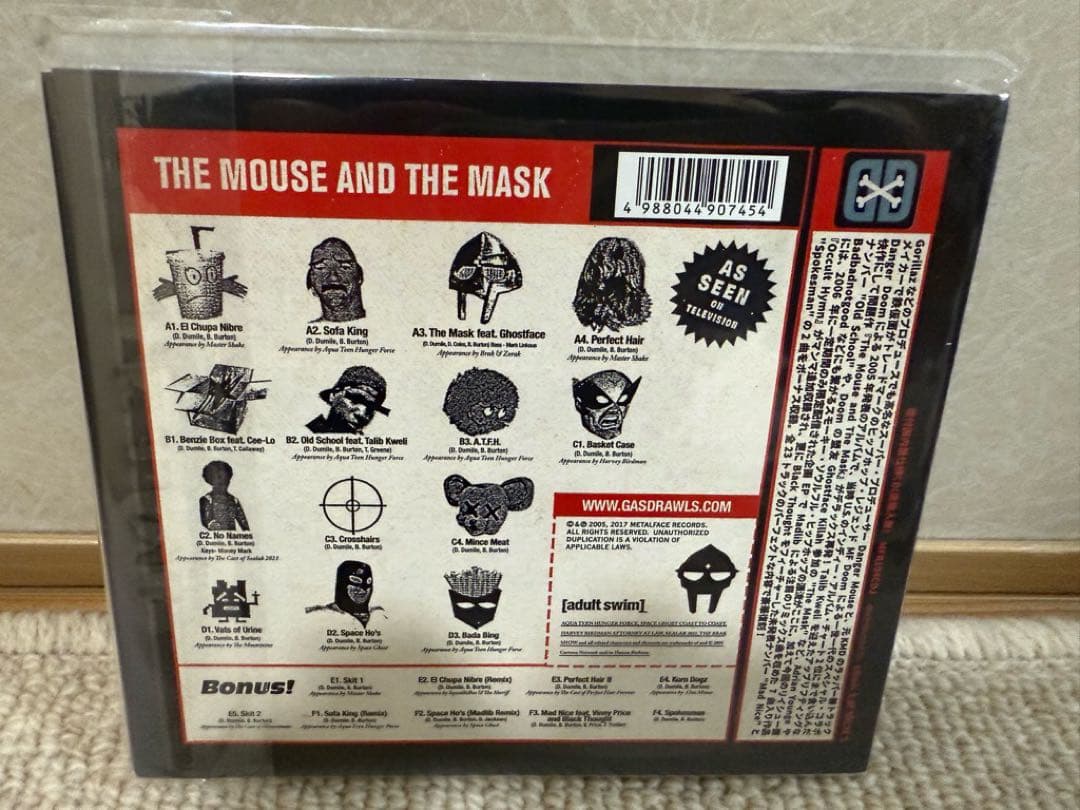 洋楽 DANGER MOUSE & THE MASK LFACE DOOM