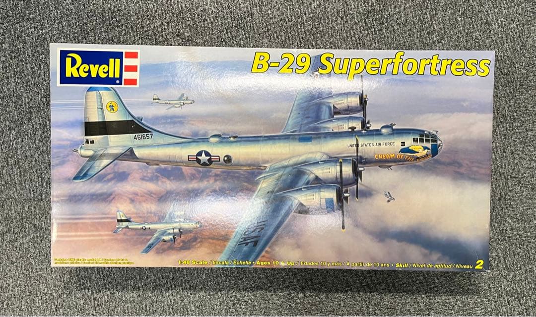 アメリカレベル B-29 スーパーフォートレス 1/48スケール
