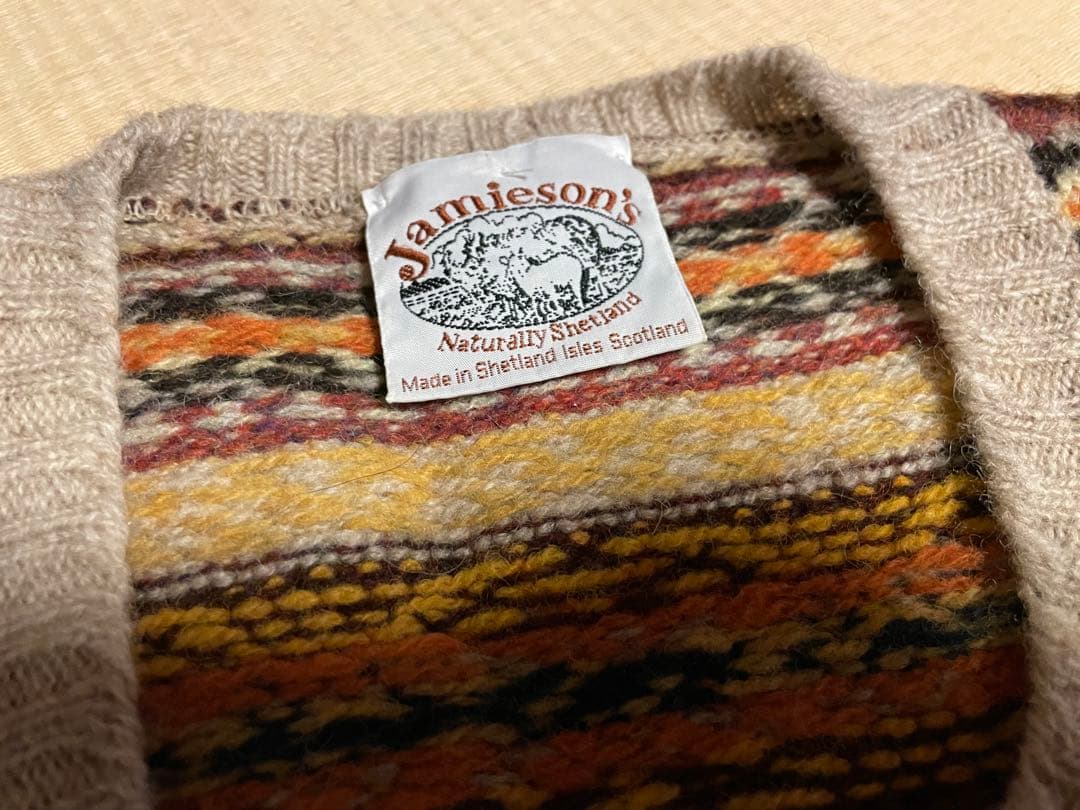 Jamieson's ジャミーソンズ　ベスト フェアアイル柄レディース用