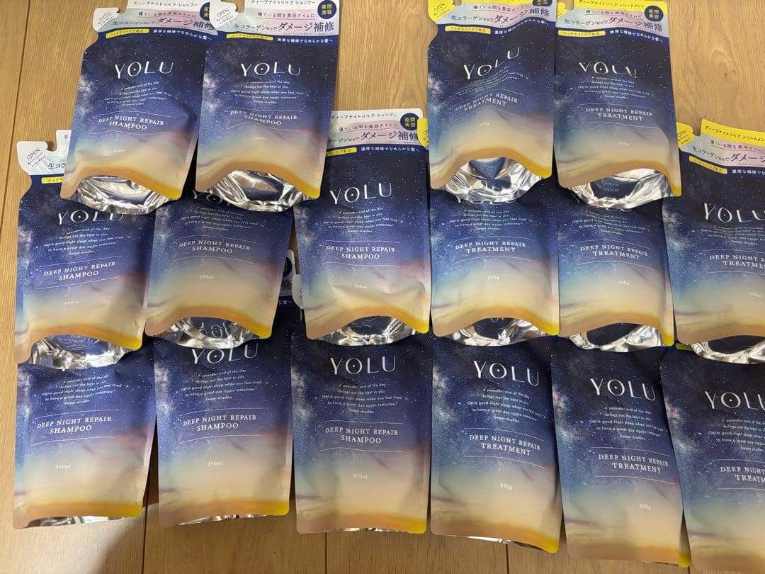 新品未開封　YOLU ディープナイトリペアシャンプートリートメント