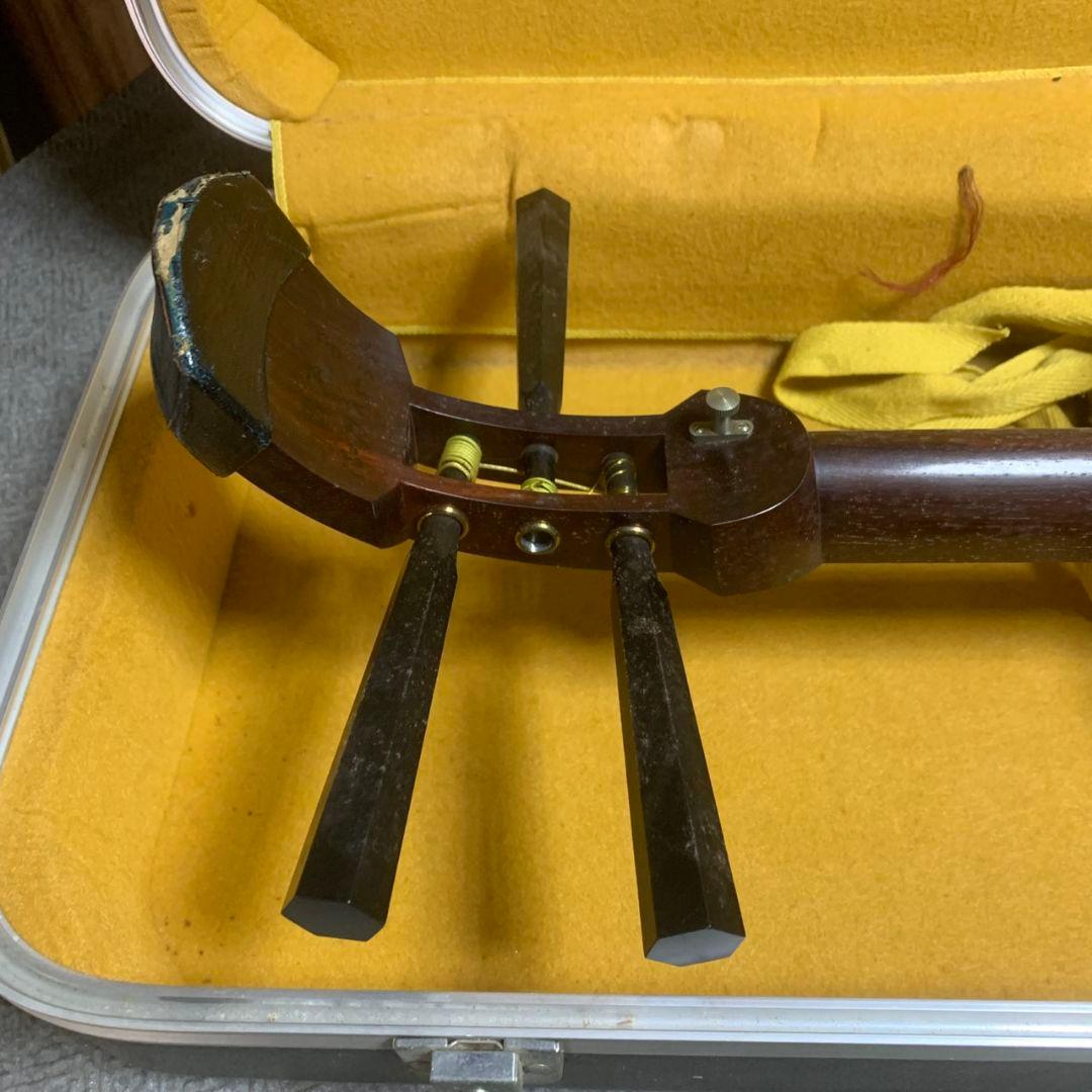 K933 三味線 和楽器 弦楽器 ハードケース付き