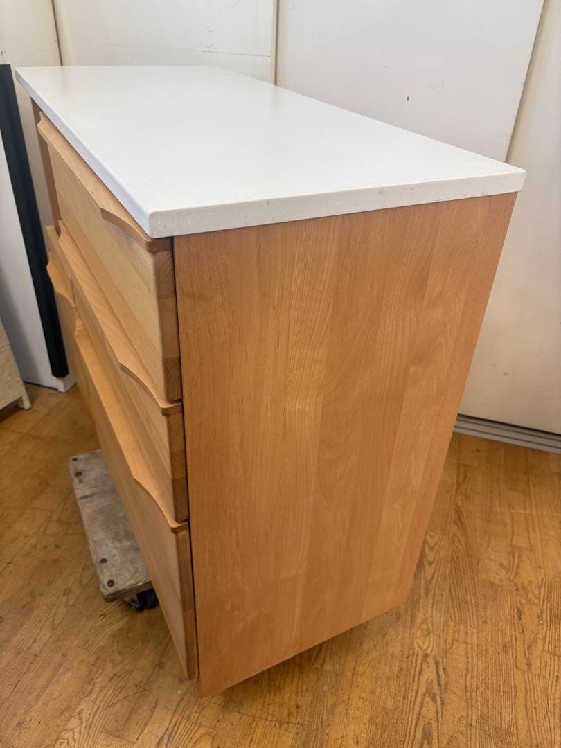 M132キッチンカウンター 幅1005mm 4引き出し