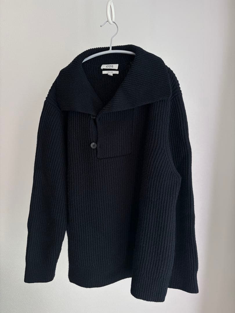 SAILOR-COLLAR WOOL JUMPER セーラーカラーウールセーター