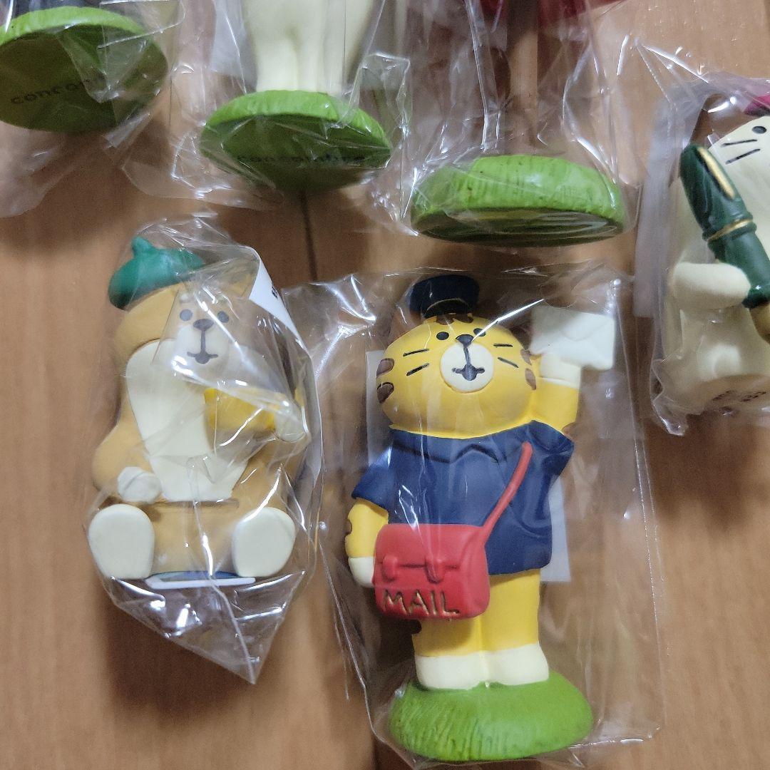 デコレconcombre おたより日和 置物 ８体セット