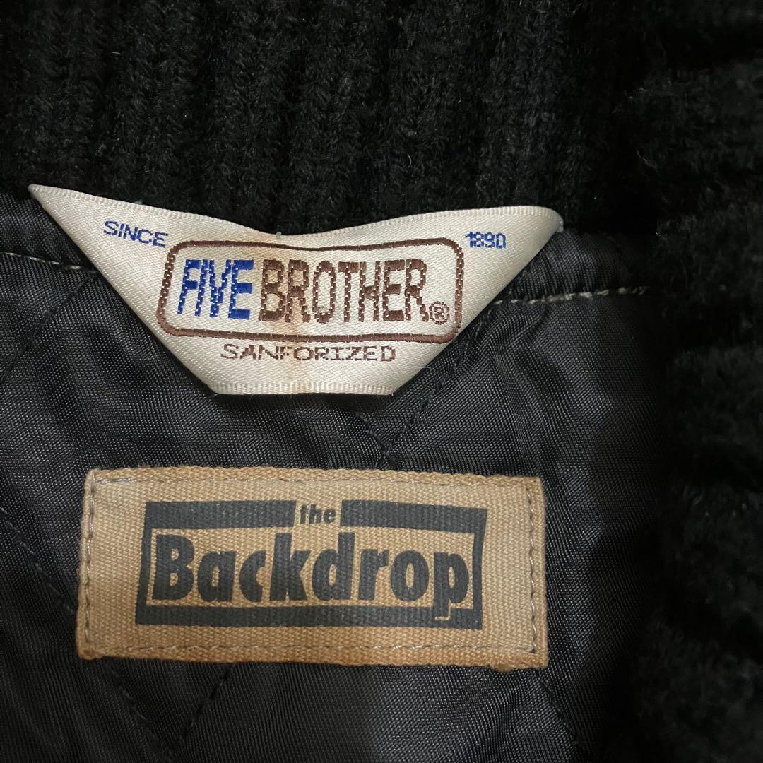 レア ファイブブラザー BACKDROP Harris Tweedトリプルコラボ
