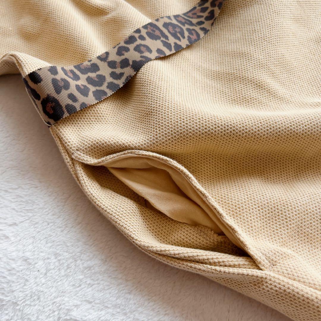 新品　近年　パーリーゲイツ　ワンピース　ハニカムサマール　レオパード　豹　ヒョウ