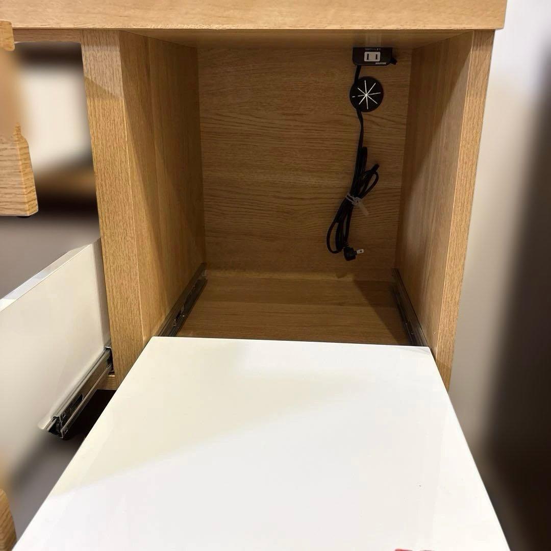 ニトリ　エトナ　キッチンカウンター　ライトブラウン 90cm