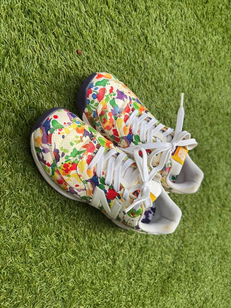 New Balance 574カラフルゴルフシューズ　レディース