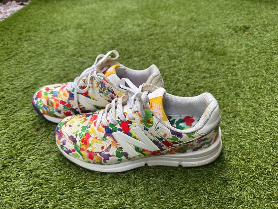 New Balance 574カラフルゴルフシューズ　レディース