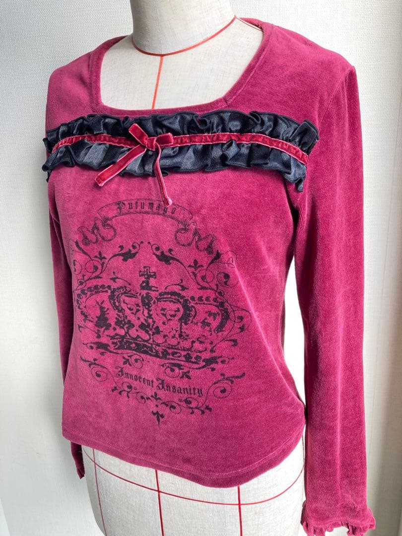 プトマヨ ワインレッド長袖Tシャツ