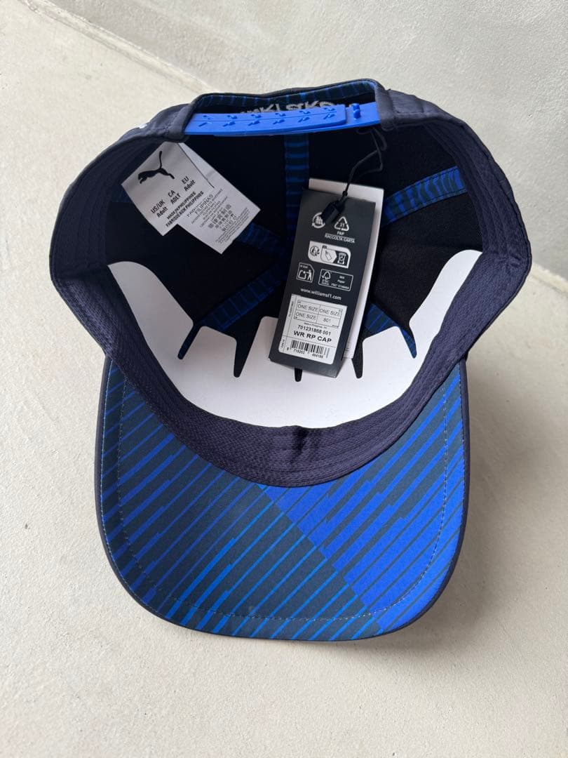 ウィリアムズレーシング チームキャップ PUMA 2025 ネイビー h64