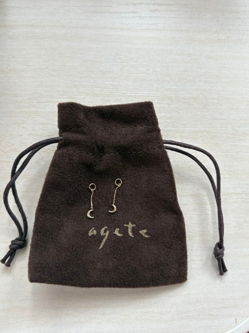 agete K10ピアスチャーム