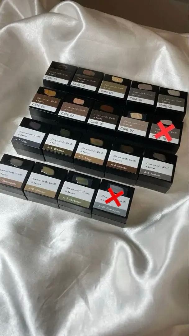 45色CUCU コネクトジェル コラボカラー&M.Nシリーズ Dnailパレット