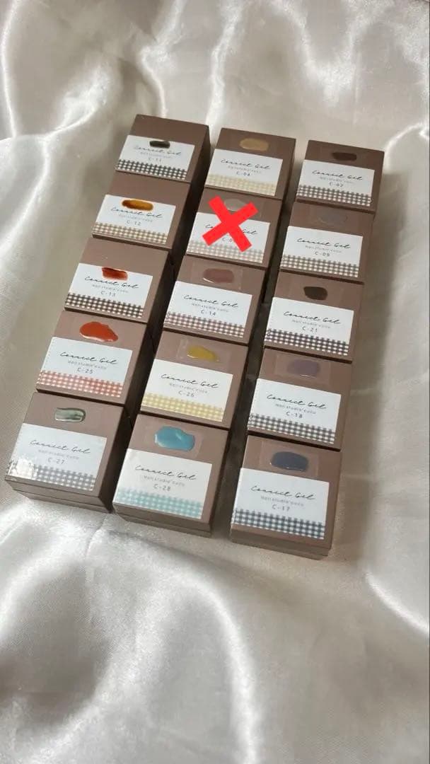 45色CUCU コネクトジェル コラボカラー&M.Nシリーズ Dnailパレット