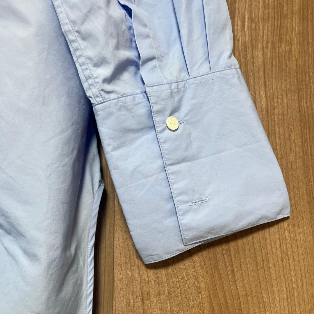 25AW★AP STUDIO★スーピマコットンシャツ　サックスブルー