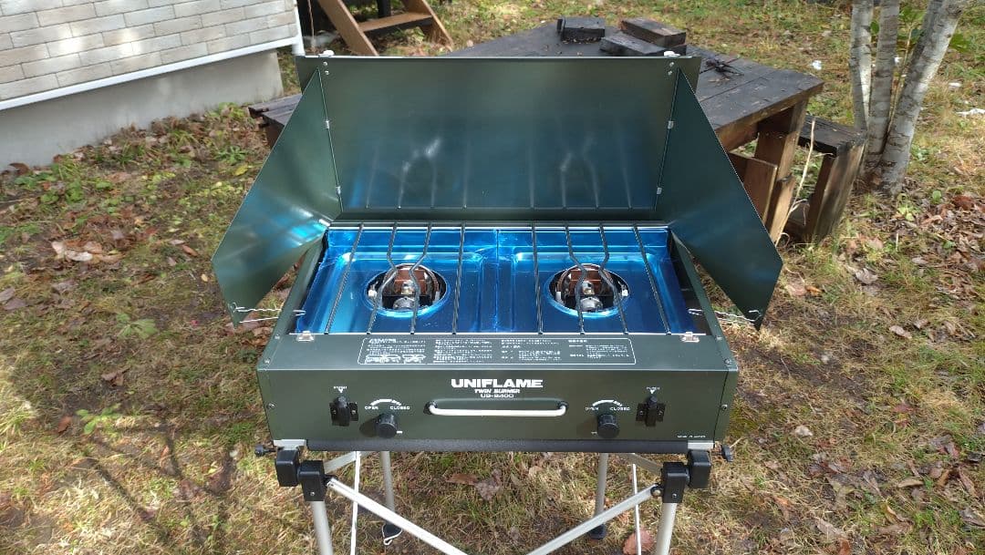 中*樹様 おまけ付き！未使用ユニフレームUS-2000＋コールマンスタンドセット