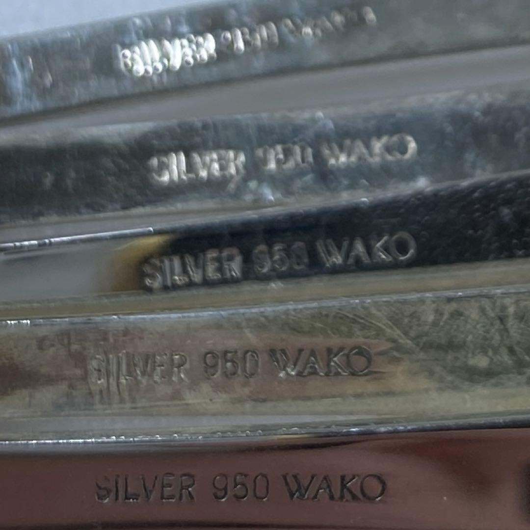 silver950刻印　銀製スプーン　10本　135g 東な7-0207☆2F