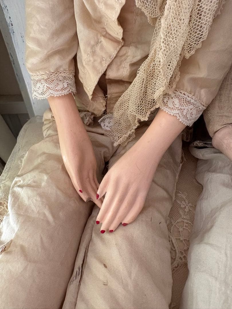 ブドワールドール フランスアンティーク ビスクドール アンティークドール