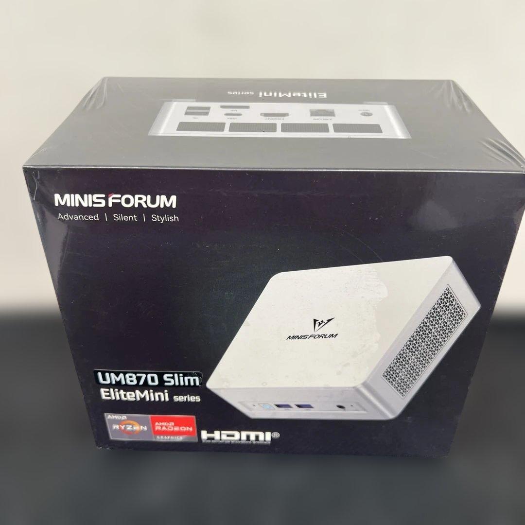 512237 MINISFORUM UM870 Slim ミニpc 未開封