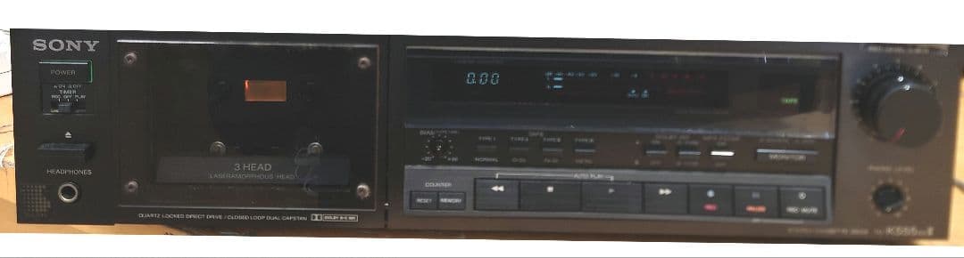 ■SONY　TC-K555ES IIカセットデッキ