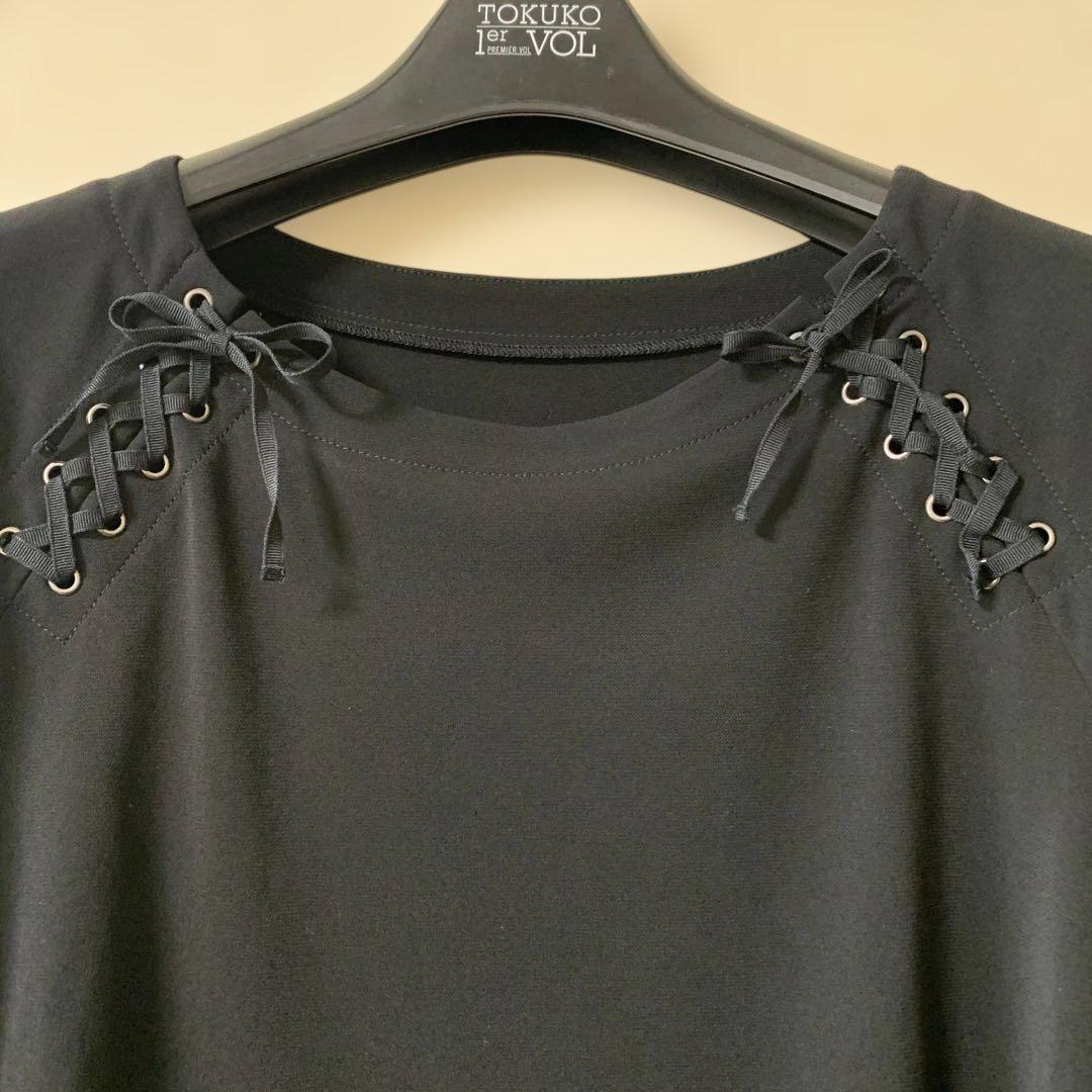 TOKUKO1erVOL裾プリント シンメトリーチュニック