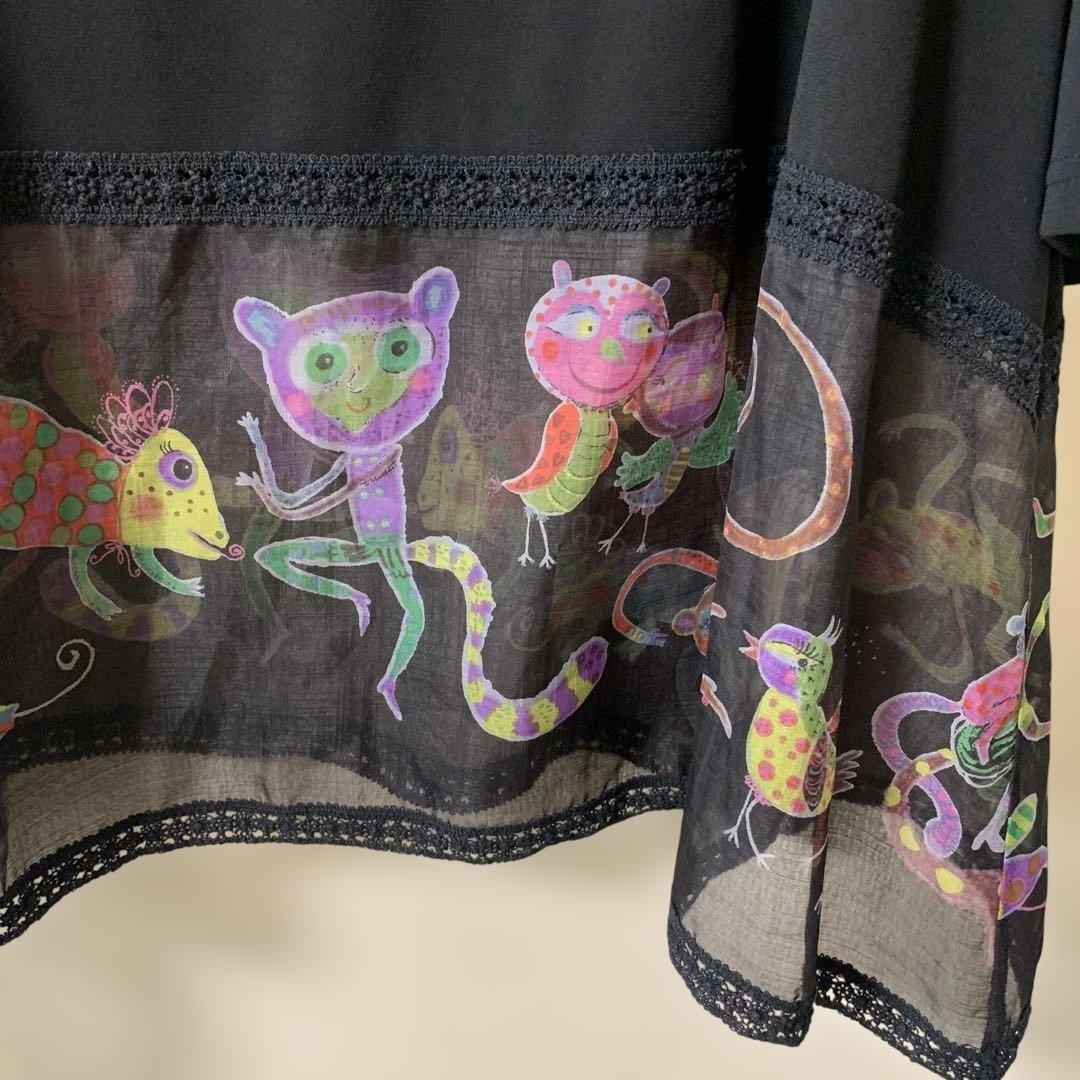 TOKUKO1erVOL裾プリント シンメトリーチュニック