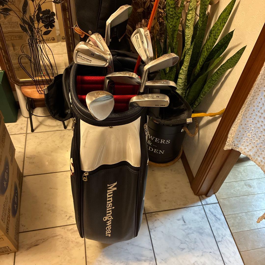 森田ゴルフセットおまけMunsingwearキャディーバッグ