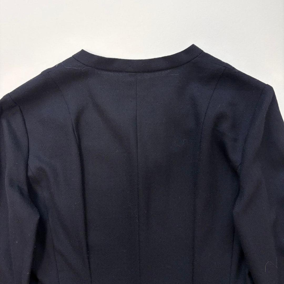 【アナイ】ソフトアムンゼンタックフレアワンピース　ネイビー　36