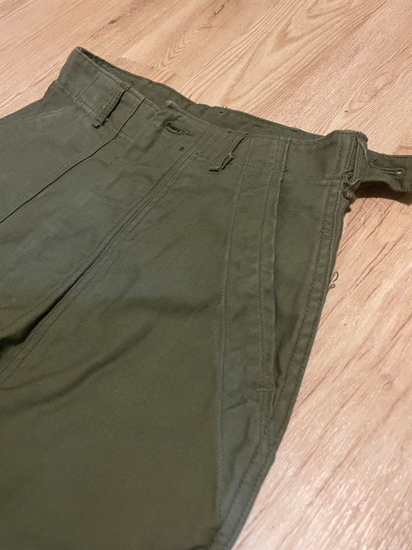 60s ヴィンテージ ミリタリー US ARMY OG107 ベイカーパンツ