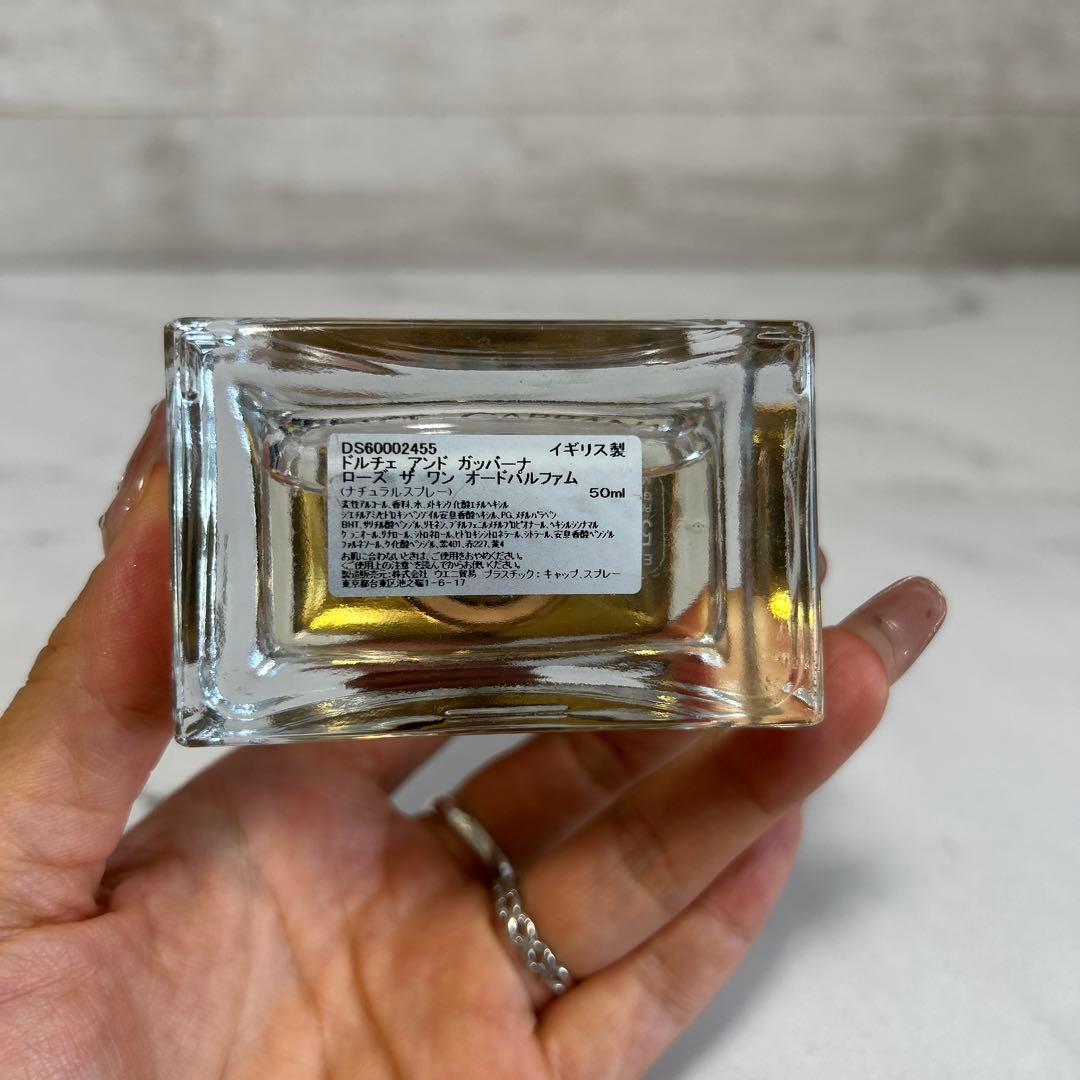 ほぼ満量ドルチェ&ガッバーナ　ローズ　ザ・ワン　オードパルファム　香水　50ml