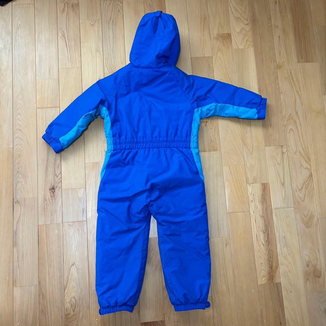 【美品】mont-bell 子ども用スキーウェア 青