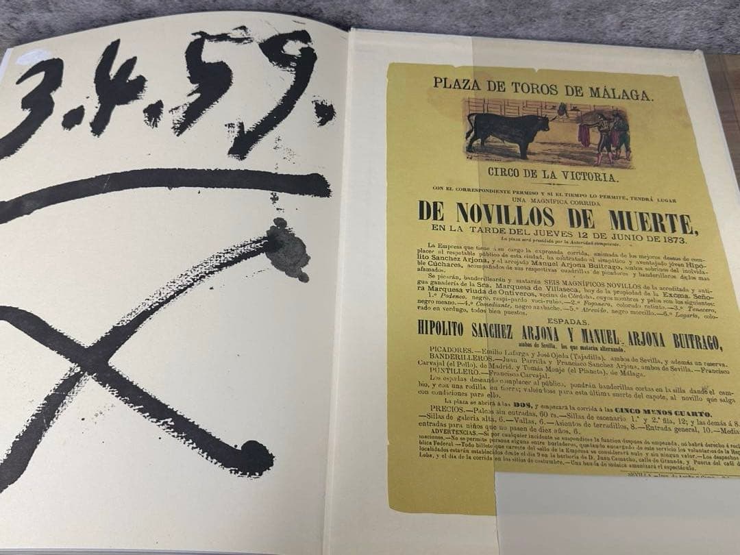 パブロ・ピカソ画集 洋書 闘牛と闘牛士 TOROS Y TOREROS