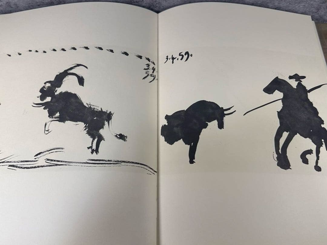 パブロ・ピカソ画集 洋書 闘牛と闘牛士 TOROS Y TOREROS