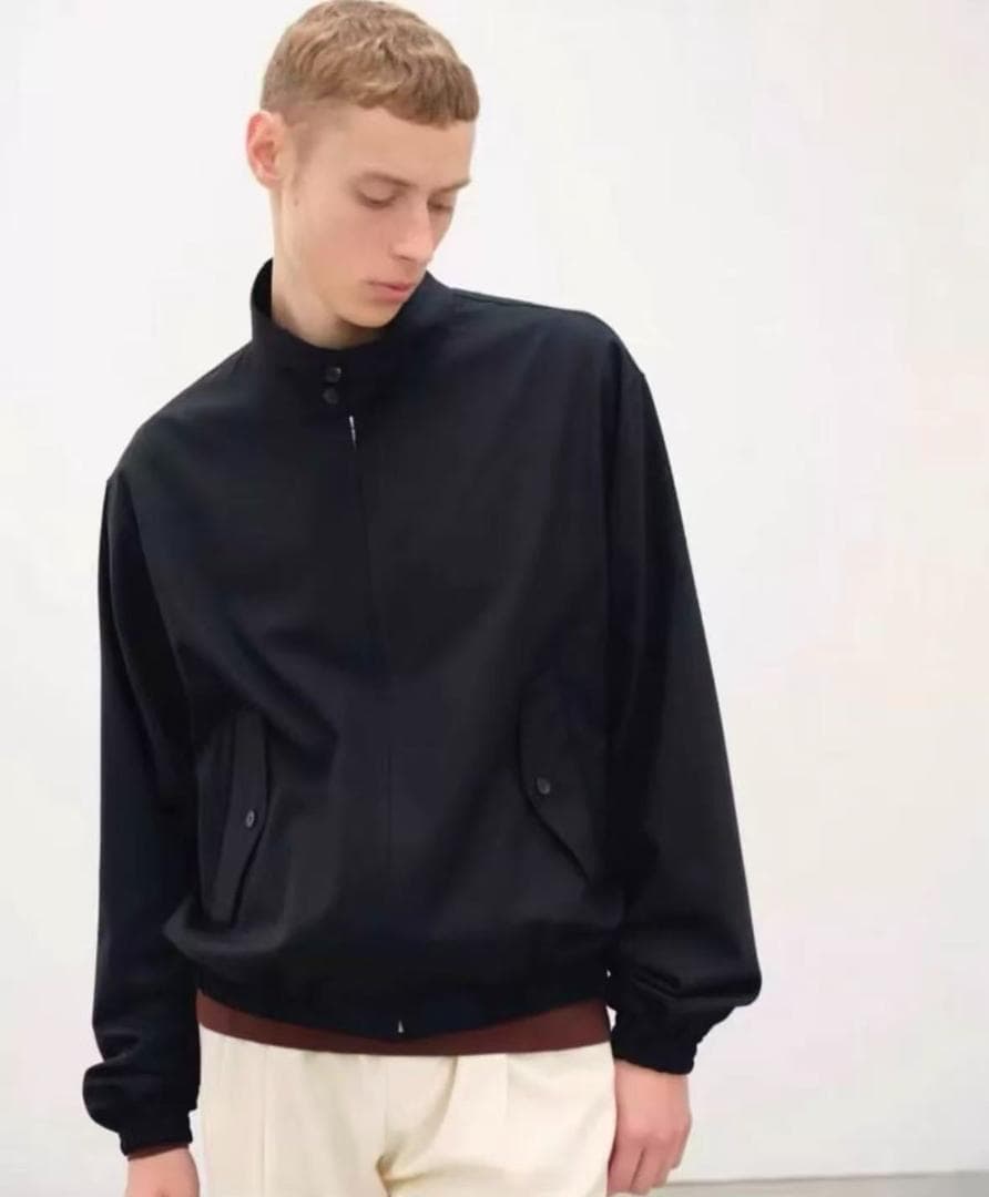 AURALEE ブラック ジャケット ジップアップ 4